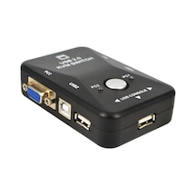 TriLine 2 Port Usb Kvm Switch 2PC Tek Monitör Kontrol