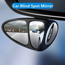 1 Adet Sağ Ayna-araba Dikiz Aynaları 360 Kör Nokta Aynası Ayarlanabilir Dönebilen Dışbükey Geniş Açılı Şeffaf Dikiz Güvenlik Aynası Aksesuarları