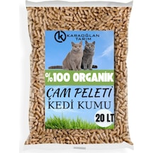 Kedi Kumu Organik %100 Çam Peleti Kokulu 10 Kg 20lt