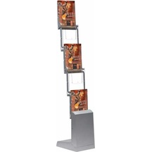 Portatif Zig Zag Broşürlük Standı 5 x A4