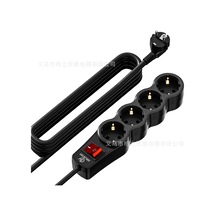 Joyjadehub 4 Soketli Güç Şeridi Fransız Standardı Dört Konumlu