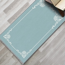 Evaşk Namazlık Dokuma Halı Kaymaz Muslumana Seccade80 x 130 Turkuaz EVASK806B66