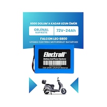 Falcon Leo 6800 Uyumlu Batarya Standart Kapasite Lifepo4 72v 24ah Elektrikli Motorsiklet Bataryası