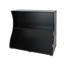 Techmrt Fluval Flex 123l İçin Siyah Açık Dolap