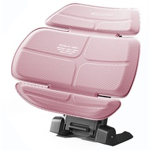 Leıboo Lb-002 Sürücü/ofis Koltuğu/tekerlekli Sandalye/ev İçin Üç Kademeli Ayarlanabilir Ergonomik Araba Sırt Bel Desteği Yastığı - Pembe