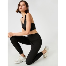 Koton Basic Tayt Normal Bel Siyah 2sak40382nk