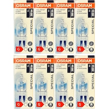 Osram Halopin Oven 25w 2700k Sarı Işık G9 Duylu Halojen Fırın Ampulü 8 Adet