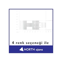 Gümüş Araç Sticker Etiketleri 10cm Model 13