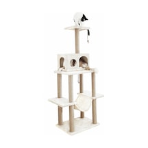 Turkuaz Pet TR-891 Zooplus Katlı Kedi Tırmalama Evi 65 x 45 x 155 CM
