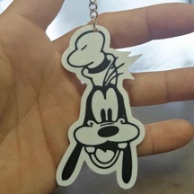 Goofy Sevimli Figür Karakter Anahtarlık Çok Renkli