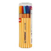 Stabilo 20'li Karışık Renk 0.4 Mm İnce Uçlu Keçeli Kalem Seti Yazı, Çizim Ve Detaylı Çalışmalar İçin