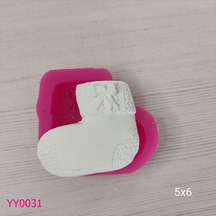 Yy0031 Yılbaşı Noel Çorap Silikon Kalıp