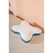 Kelebek Yastık Yüzüstü Yatış Yastığı 57 45 13cm Beyaz