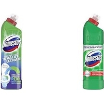 Domestos Tuvalet Temizleyici Renk Değiştiren Tuvalet Uzmanı Kireç Çözücü 750 Ml 1 Adet Ve Domestos Yoğun Kıvamlı Çamaşır Suyu Dağ Esintisi 750 Ml Domestos Tuvalet Temizleyici Renk Değiştiren Tuvalet Uzmanı Kireç Çözücü 750 Ml 1 Adet Ve Domestos Yoğun Kıvamlı Çamaşır Suyu Dağ Esintisi 750 Ml