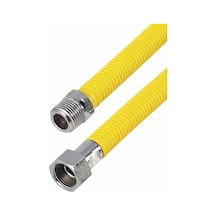 Paslanmaz Çelik Doğalgaz Bağlantı Flexi Hortumu, Kombi Ve Şofben Uyumlu, Tse 13890 Belgeli, 60 Cm, 3/4 İnç Dn20