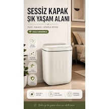 20 Litre Hacim Sensörlü Çöp Kutusu Hareket Algılayan Antibakteriyel