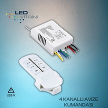 4 Kanallı Avize Kumandası