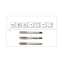 Makina Takım Dın352 Metrik 3 Lü Tk.kılavuzu M10 B00100041000