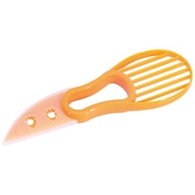 Suntek Avokado Dilimleyici 3'ü 1 Arada Kesici Çok Turuncu Turuncu Diğer