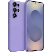 Newface Samsung Galaxy S26 Ultra Nano İçi Kadife Silikon - Lila