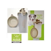Nunbell Köpek Seyahat Mama Su Kabı Seti 22.5 x 10.5 CM
