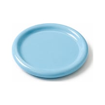 Seramik Mavi Donut Kahvaltı Pasta Yemek Ve Tatlı Servis Tabak 25 Cm Mavi - 913857946 Mavi