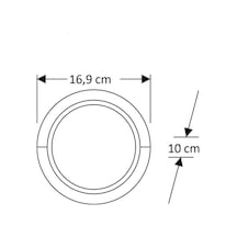 Ct 7073 15w Bora Günışığı S.ü Led Aplik 6 Adet Beyaz
