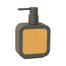 Mat Sabunluk Ahşap Desenli Lüks, Ergonomik Tasarım, Ahşap Dispenser