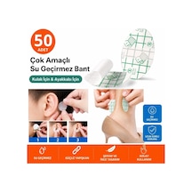 50 Adet Su Geçirmez Kulak Bandı Ve Ayakkabı Vurma Önleyici Bant Seti, Çok Amaçlı Koruyucu Yapışkan Bant Diğer