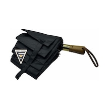 Marlux Tam Otomatik 100 CM Çap Şemsiye Siyah Siyah - Siyah