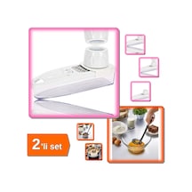 Spiral Çırpıcı + Sarımsak Rendesi Hazneli - Kullanışlı Mutfak Seti Def456 Plastik Diğer