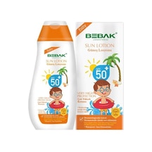 Bebak Sun SPF50+ Bebek Güneş Losyonu 200 ML
