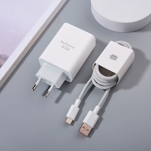 Infinix 45 Watt Şarj Aleti Type C Girişli Tüm Cihazla...