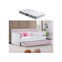 Yavrulu Karyola, Mira Yavrulu Montessori Karyola - Pembe + 1 Adet Comfort Yatak