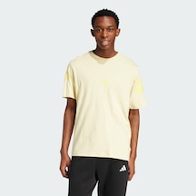 Adidas Jd4871 M Fı 3s Reg T Erkek T-shirt Sarı