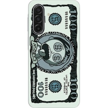 Samsung Galaxy A17 Uyumlu Morty Dolar Baskılı Silikon Kılıf Renkli
