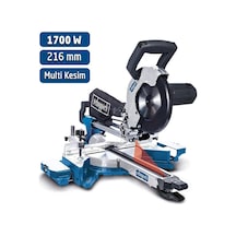 Scheppach HM90MP 1700 W 216 MM Multi Kesim Gönye Kesme Daire Testere