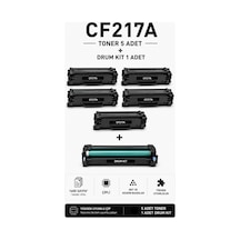 Cf217a Toner 5 Adet + Drum Kit 1 Adet