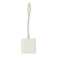 Apr22 Apple iPhone Uyumlu  Otg 2in1 - Beyaz 1