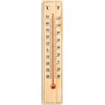 Ahşap Termometre 20 CM 5 CM 8 Mm