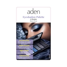 Aden Eyeshadow Palette 6 Shades - 6'lı Göz Farı Paleti Black Blue Siyah Mavi 0