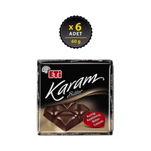 Eti Karam %45 Kakaolu Bitter Çikolata 6 x 60 G