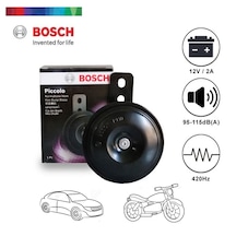 Bosch 12 Volt Korna Titreşimli Disk Tipi 420 Hz İnce Ses (Yüksek Ton) - Tekli