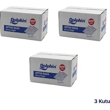 Dolphin Kilitli Şeffaf Buzdolabı Kilitli Saklama Poşeti Torba - 15x18 Cm. - 600 Adetlik 3 Kutu