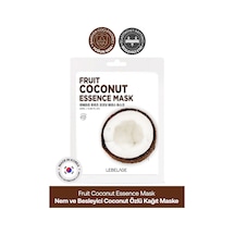 Lebelage Hindistan Cevizi Özü İçeren Nemlendirici Kağıt Maske Lebelage Fruit Coconut Mask