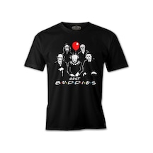 Horror - Best Buddies Siyah Erkek Tshirt Horror - Best Buddies Siyah Erkek Tshirt