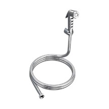 Yapı Krom Taharetmatik Şattaf Sprey Seti - Tuvalet Spreyi El Duşu + Ayaklık + Spiral Hortum G1/2 -g3/8 Siyah