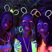 Glow Taç Fosforlu Taç Karışık Renk 12 Adet 3+