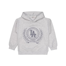 Civil Girls CALIFIRNIA Baskılı 6-9 Yaş Sweatshirt Karmelanj