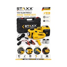 Staxx St12vryd 12v Kriko Seti 5ton Kompresör 480nm Somun Sökme Makines Led Fener Full Araç Tamir Set